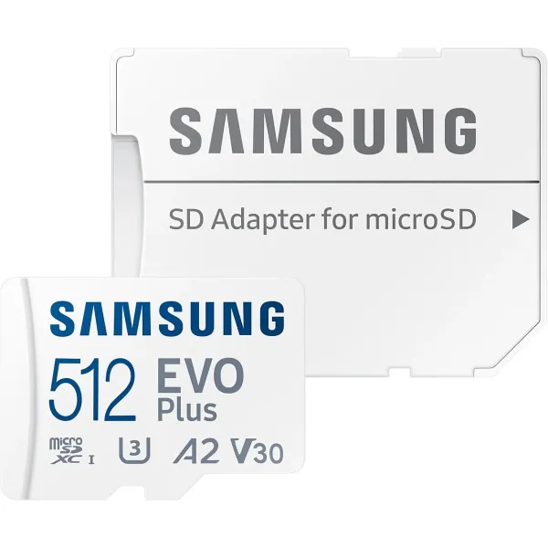 Карта пам'яті 256GB microSDXC C10 UHS-I R130MB/s Evo Plus + SD Samsung (MB-MC512SA/EU)