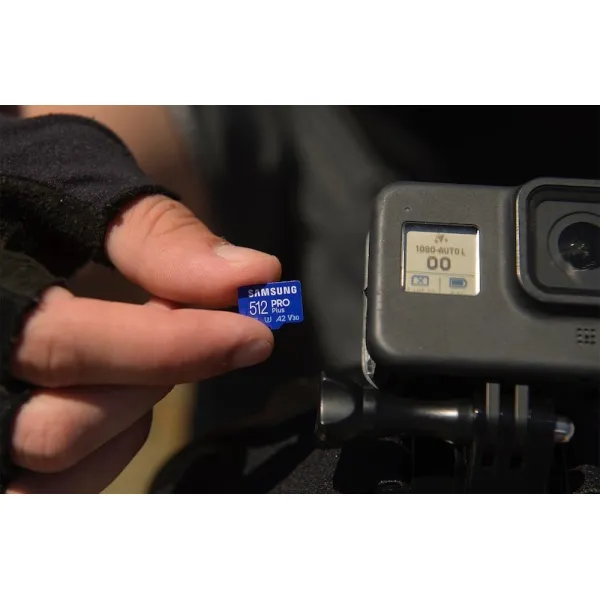Карта памяти 512GB microSDXC C10 UHS-I R180MB/s PRO Plus + SD Samsung (MB-MD512SB/WW) - Фото 2