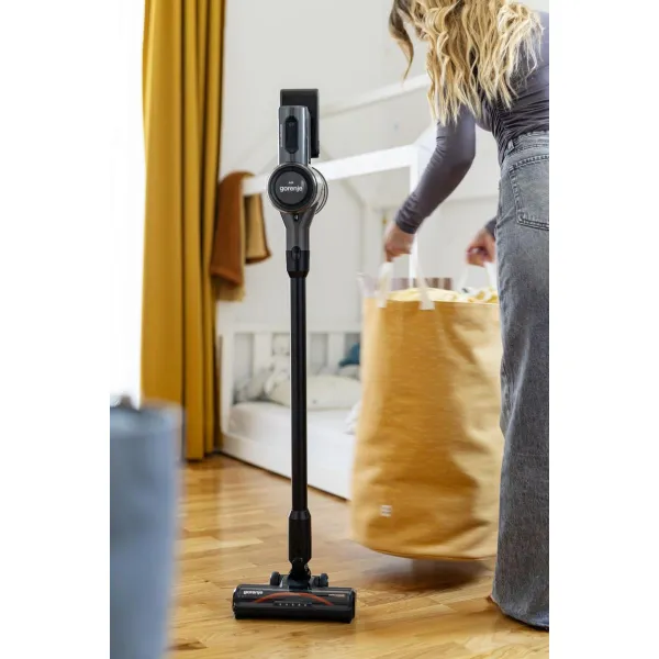 Пылесос беспроводный 70Вт, 0.7л, HEPA, антрацит Gorenje (SVC222480AA) - Фото 2