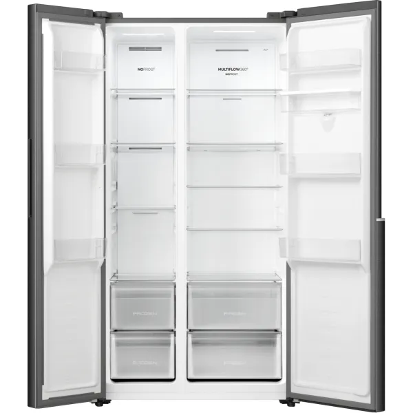 Холодильник 179х62х92см, 344/197л, А+, NF+, инв., черный Gorenje (NRS917E41BXWD) - Фото 5