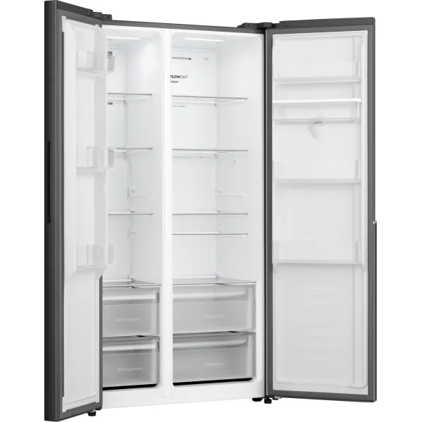 Холодильник 179х62х92см, 344/197л, А+, NF+, инв., черный Gorenje (NRS917E41BXWD) - Фото 6