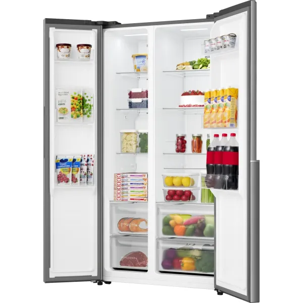 Холодильник 179х62х91, 347/197л, А+, NF+, инв., нерж Gorenje (NRS917E41X) - Фото 4