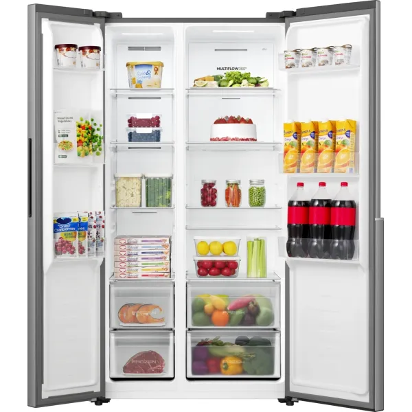 Холодильник 179х62х91, 347/197л, А+, NF+, инв., нерж Gorenje (NRS917E41X) - Фото 6