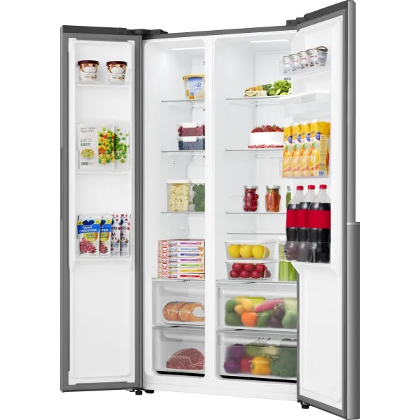 Холодильник 179х62х91, 344/197л, А+, NF+, инв., нерж Gorenje (NRS917E41XWD) - Фото 1