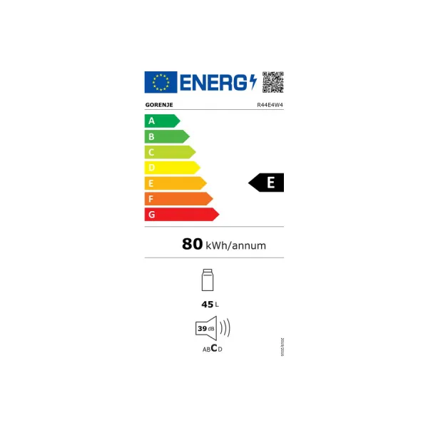Холодильник 50x45х47, 45л, А+, ST, белый Gorenje (R44E4W4) - Фото 2
