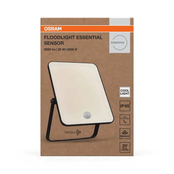 Прожектор Eco 30Вт, 2850Лм, 4000K, чорний Osram (4099854430138) - Фото 4