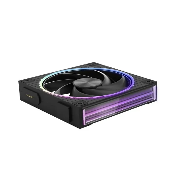 Корпусний вентилятор чорний Zalman (ZM-DF120BLACK) - Фото 1