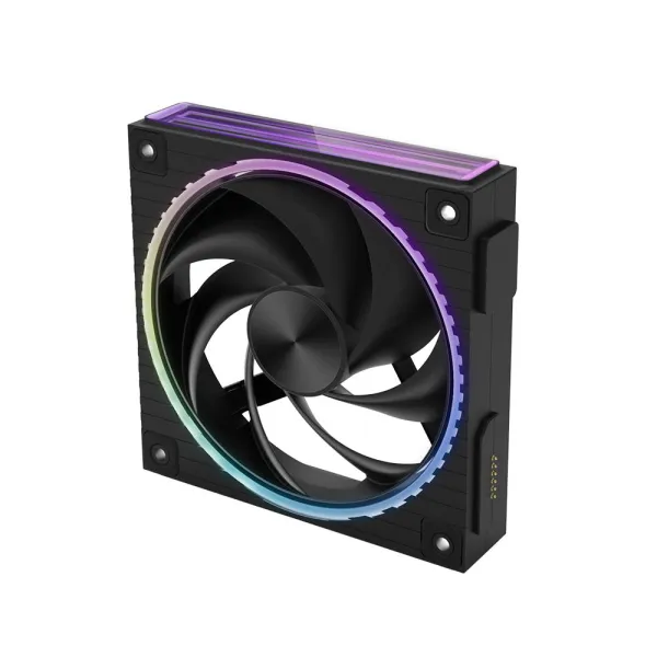 Корпусний вентилятор чорний Zalman (ZM-DF120BLACK) - Фото 2