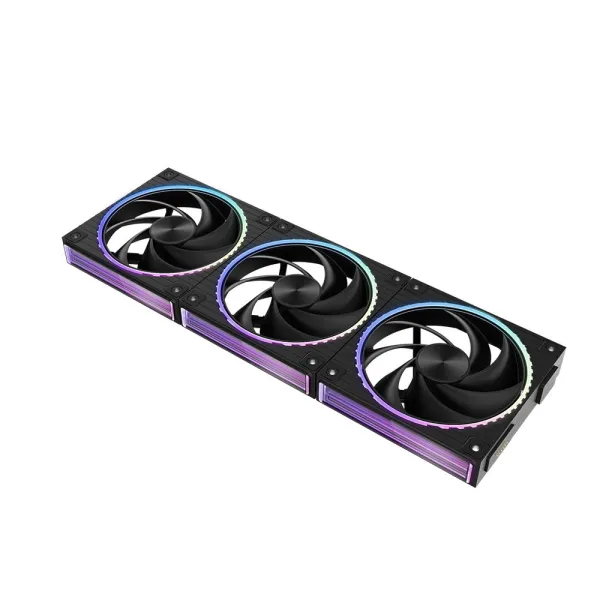 Корпусний вентилятор чорний Zalman (ZM-DF120BLACK) - Фото 3