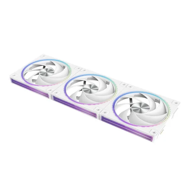Корпусний вентилятор білий Zalman (ZM-DF120RWHITE) - Фото 2