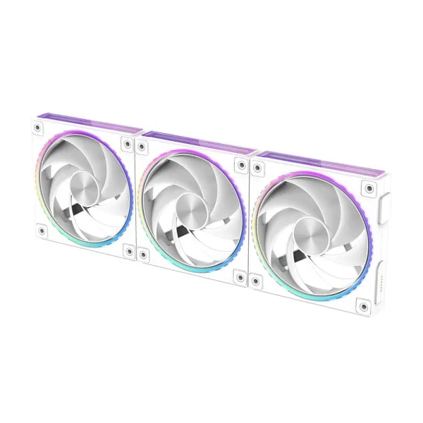 Корпусний вентилятор білий Zalman (ZM-DF120RWHITE) - Фото 3