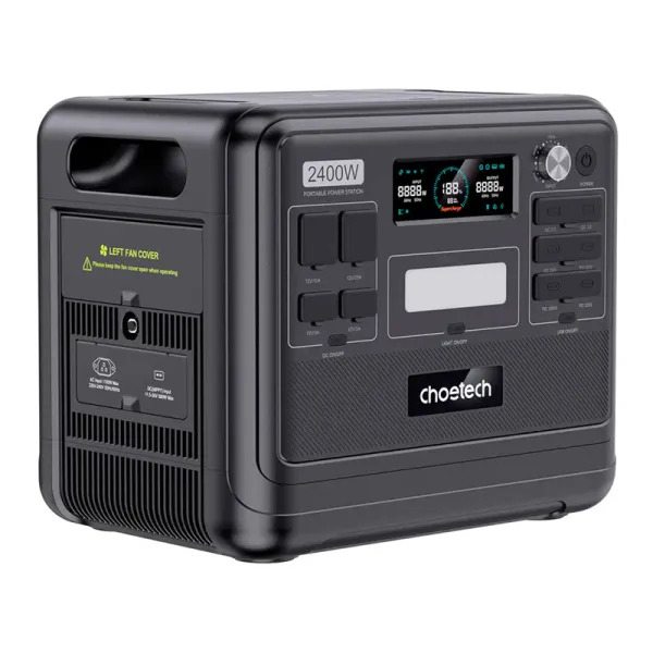Станция зарядная 2400W с функцией ИБП Choetech (BS008-BQB) - Фото 7