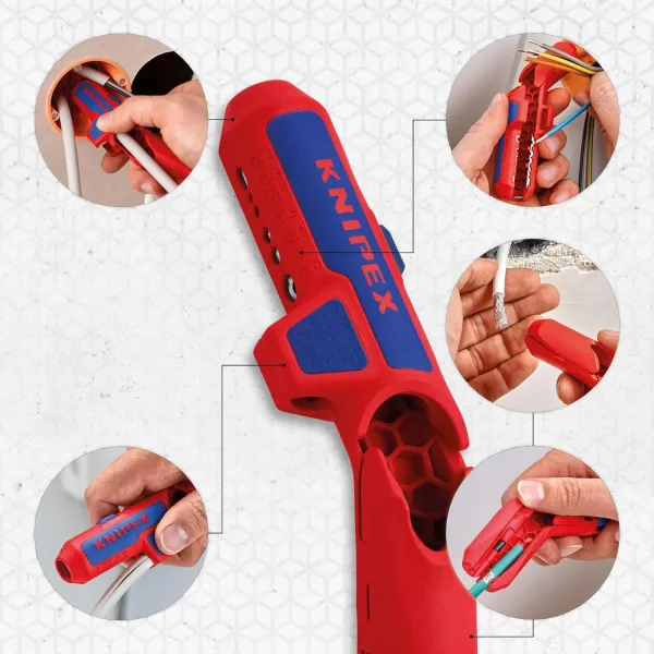 Съемник изоляции KNIPEX (16-95-01-SB) - Фото 2
