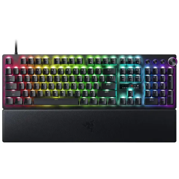 Клавиатура USB-A механическая RGB, Huntsman V3 Pro 8KHz, Analog Optical Switch Gen-2, EN, чёрная Razer (RZ03-05530100-R3M1)