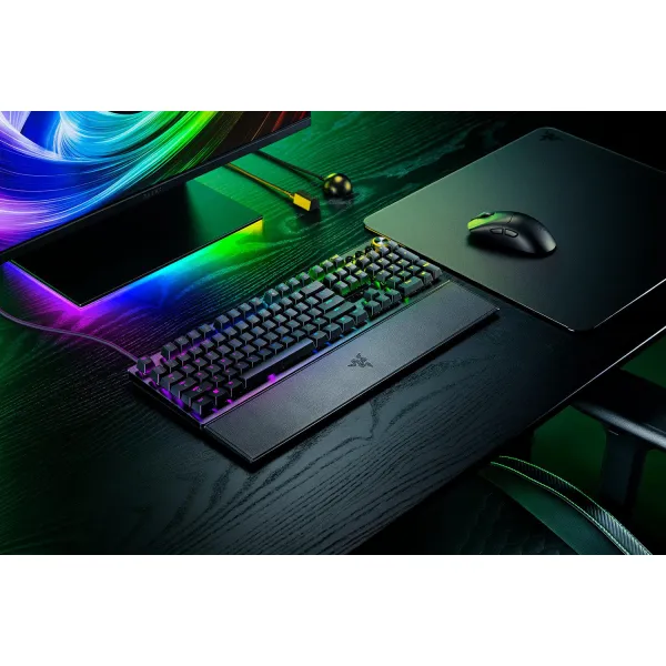Клавиатура USB-A механическая RGB, Huntsman V3 Pro 8KHz, Analog Optical Switch Gen-2, EN, чёрная Razer (RZ03-05530100-R3M1) - Фото 6
