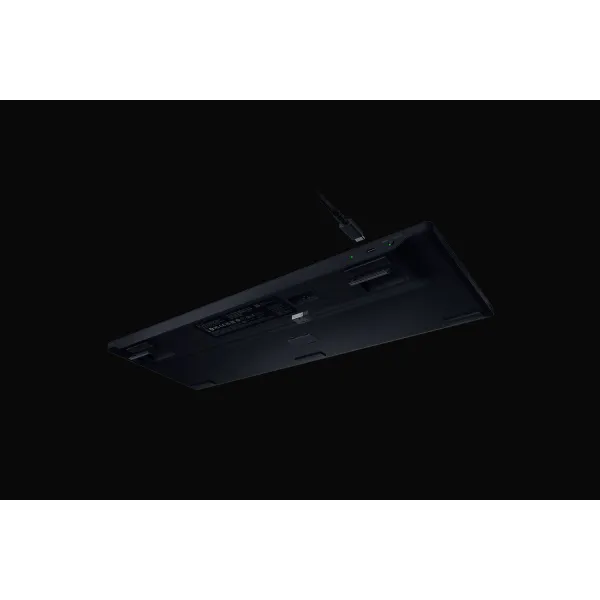 Клавиатура USB-A/WL/BT механическая RGB, BlackWidow V4 Low-profile HyperSpeed, Green Switch, EN, чёрная Razer (RZ03-05270100-R3M1) - Фото 6