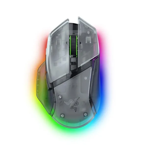 Миша USB-A/WL/BT RGB, Basilisk V3 Pro 35K, Phantom White Ed. Razer (RZ01-05240400-R3G1)