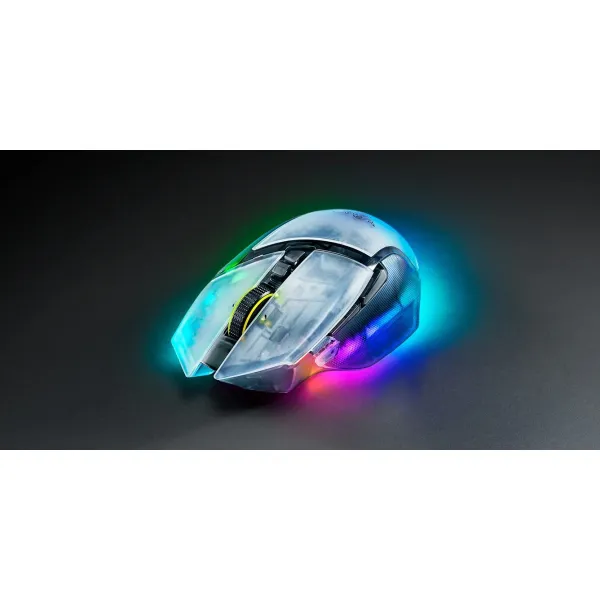 Миша USB-A/WL/BT RGB, Basilisk V3 Pro 35K, Phantom White Ed. Razer (RZ01-05240400-R3G1) - Фото 5