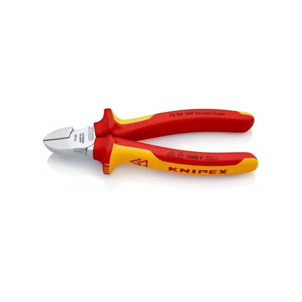 Кусачки-бокорезы диэлектрические 160мм KNIPEX (70-06-160)