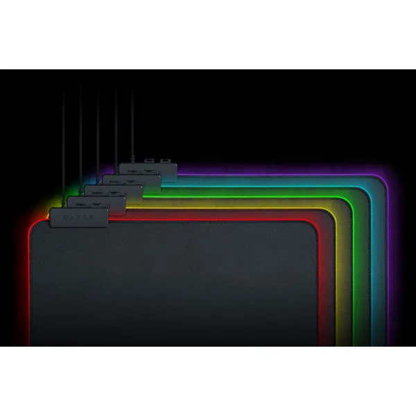 Поверхня ігрова Goliathus Extended Chroma, RGB, XXL, mercury grey Razer (RZ02-02500314-R3M1) - Фото 2