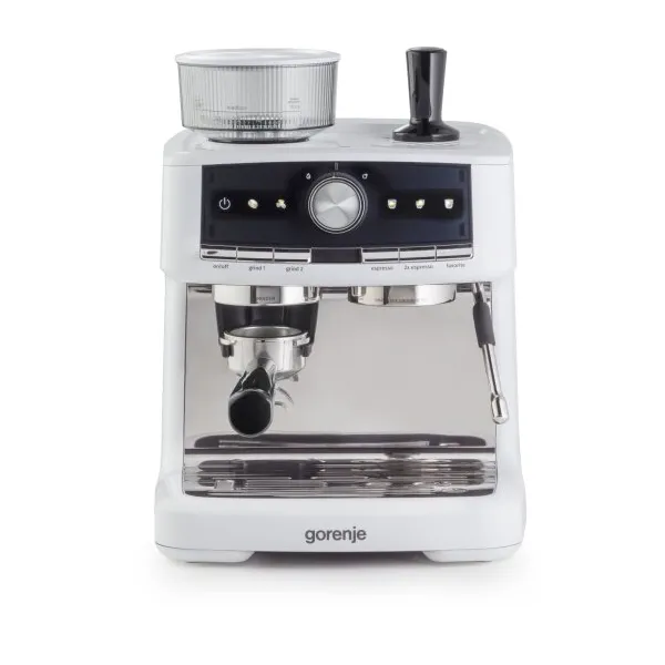 Кофеварка рожковая 2.5л белый Gorenje (GSACM20W)