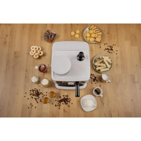 Кофеварка рожковая 2.5л белый Gorenje (GSACM20W) - Фото 25