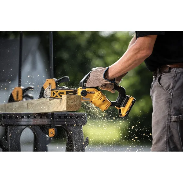 Пила цепная аккумуляторная 18В DeWalt (DCMPS520N) - Фото 13