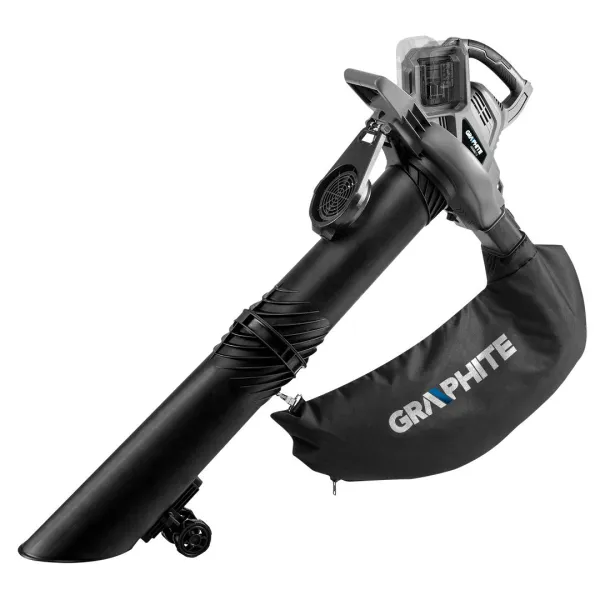 Воздуходув-пылесос садовый аккумуляторный 36В GRAPHITE (58G036)