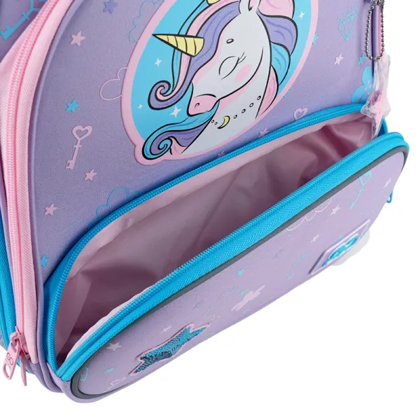 Рюкзак шкільний підлітковий GoPack Education каркасний 597M-3 Fairytale Unicorn (GO25-597M-3) - Фото 8