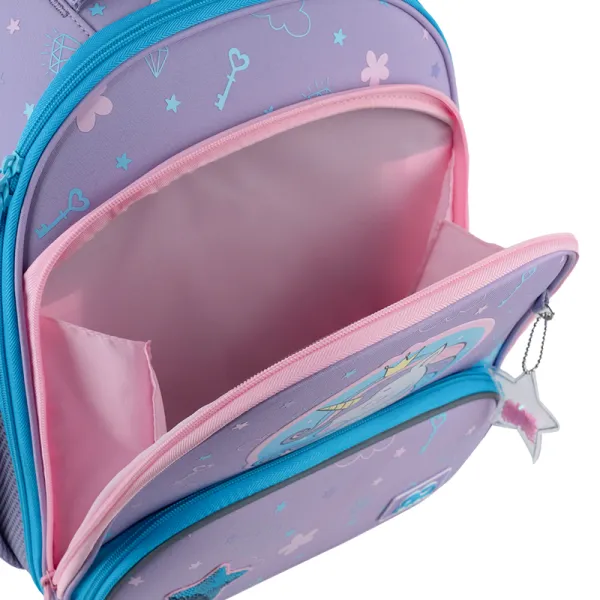 Рюкзак шкільний підлітковий GoPack Education каркасний 597M-3 Fairytale Unicorn (GO25-597M-3) - Фото 9