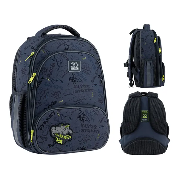 Рюкзак шкільний підлітковий GoPack Education каркасний 597M-4 Super Skater (GO25-597M-4) - Фото 1