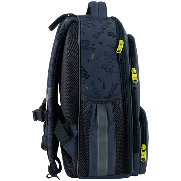 Рюкзак шкільний підлітковий GoPack Education каркасний 597M-4 Super Skater (GO25-597M-4) - Фото 3