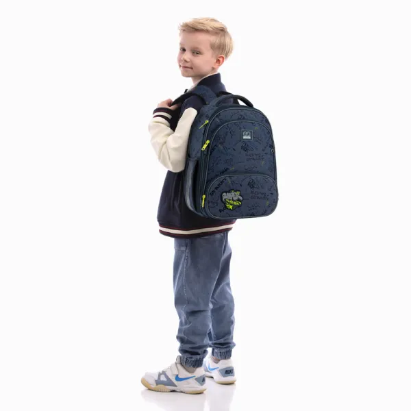 Рюкзак шкільний підлітковий GoPack Education каркасний 597M-4 Super Skater (GO25-597M-4) - Фото 13