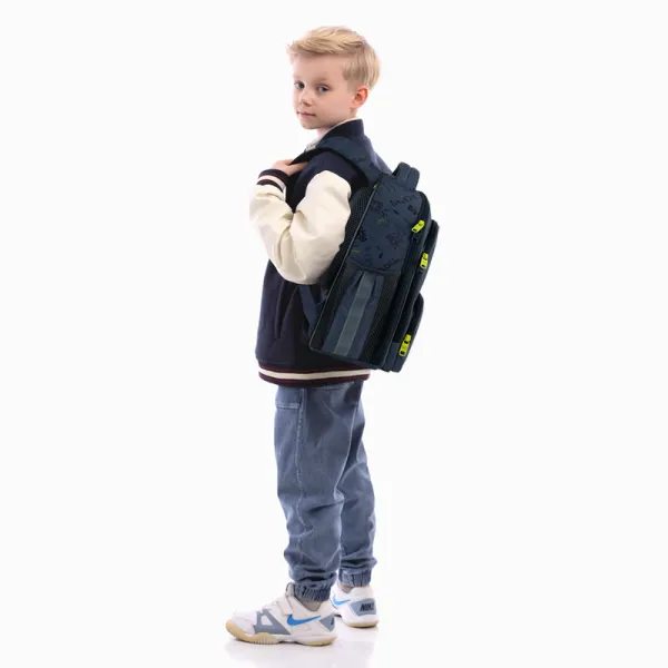 Рюкзак шкільний підлітковий GoPack Education каркасний 597M-4 Super Skater (GO25-597M-4) - Фото 16