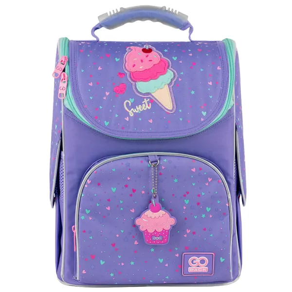 Рюкзак шкільний підлітковий GoPack Education каркасний 5001S-2 Summer Ice Cream (GO25-5001S-2) - Фото 2