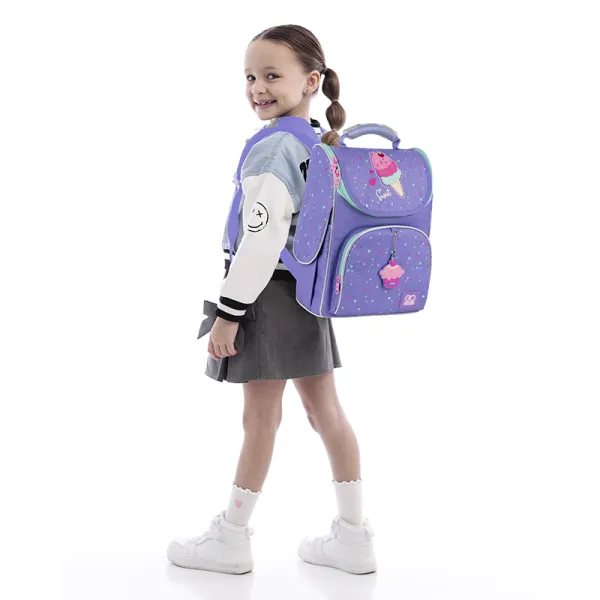 Рюкзак шкільний підлітковий GoPack Education каркасний 5001S-2 Summer Ice Cream (GO25-5001S-2) - Фото 13