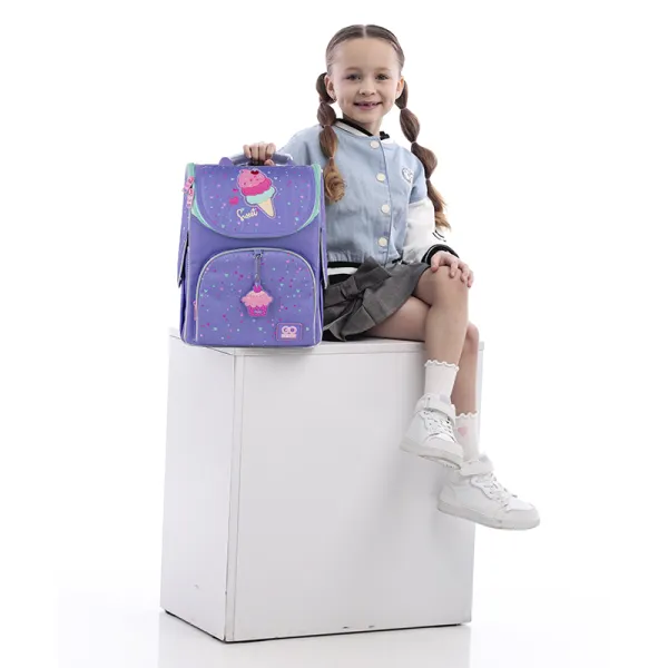 Рюкзак шкільний підлітковий GoPack Education каркасний 5001S-2 Summer Ice Cream (GO25-5001S-2) - Фото 15