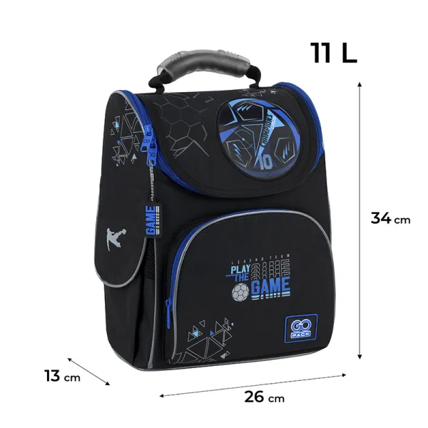 Рюкзак шкільний підлітковий GoPack Education каркасний 5001S-5 Play The Game (GO25-5001S-5) - Фото 1