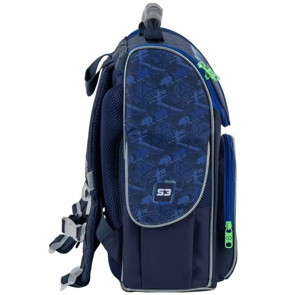 Рюкзак шкільний підлітковий GoPack Education каркасний 5001S-6 Racing (GO25-5001S-6) - Фото 3