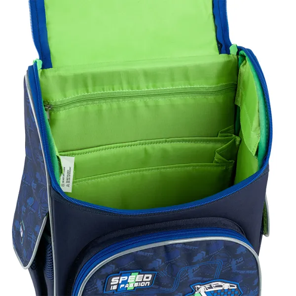 Рюкзак шкільний підлітковий GoPack Education каркасний 5001S-6 Racing (GO25-5001S-6) - Фото 9