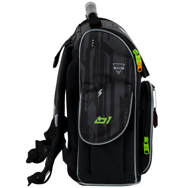 Рюкзак шкільний підлітковий GoPack Education каркасний 5001S-8 Warrior (GO25-5001S-8) - Фото 3