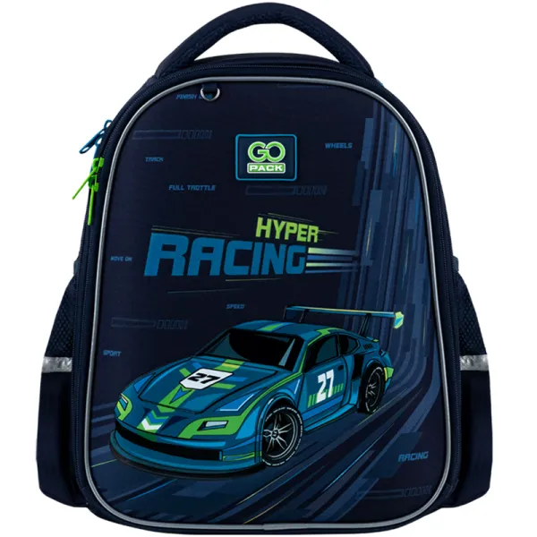 Рюкзак шкільний підлітковий GoPack Education напівкаркасний 165S Speedway (GO25-165S-4) - Фото 2