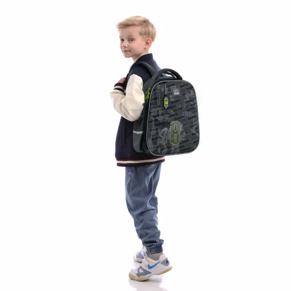 Рюкзак шкільний підлітковий GoPack Education напівкаркасний 165M Skate (GO25-165M-8) - Фото 14