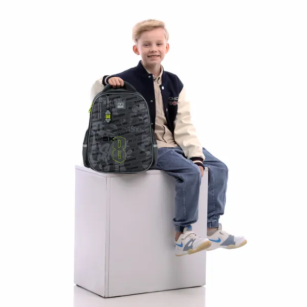 Рюкзак шкільний підлітковий GoPack Education напівкаркасний 165M Skate (GO25-165M-8) - Фото 16