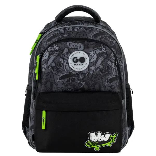 Рюкзак шкільний підлітковий GoPack Education 182M Wow Skate (GO26-182M-7) - Фото 2
