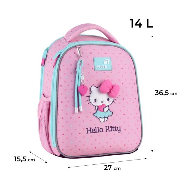Рюкзак школьный подростковый Kite Education каркасный 555 HK-1 (HK26-555S-1) - Фото 2