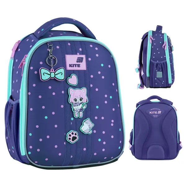 Рюкзак школьный подростковый Kite Education каркасный 555 Be Friends (K26-555S-3) - Фото 1