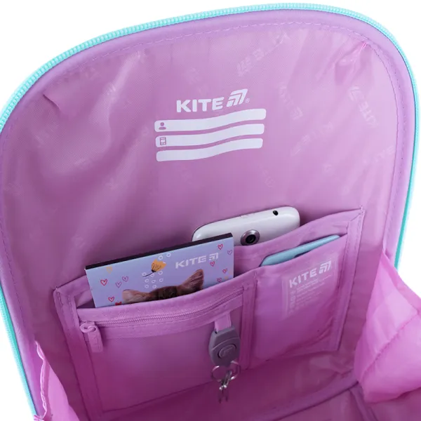 Рюкзак школьный подростковый Kite Education каркасный 555 Be Friends (K26-555S-3) - Фото 9