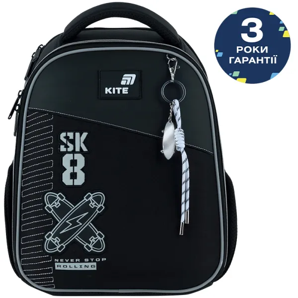 Рюкзак школьный подростковый Kite Education каркасный 555 Skate (K26-555S-7) - Фото 2