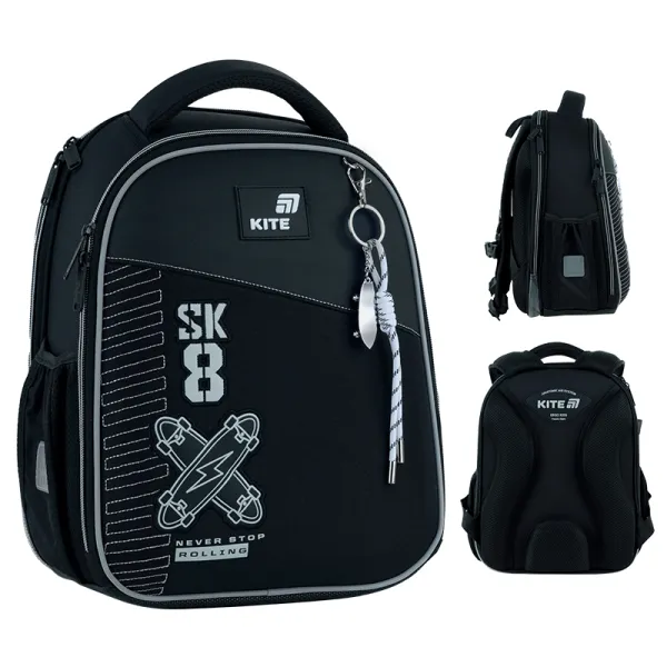 Рюкзак школьный подростковый Kite Education каркасный 555 Skate (K26-555S-7) - Фото 1